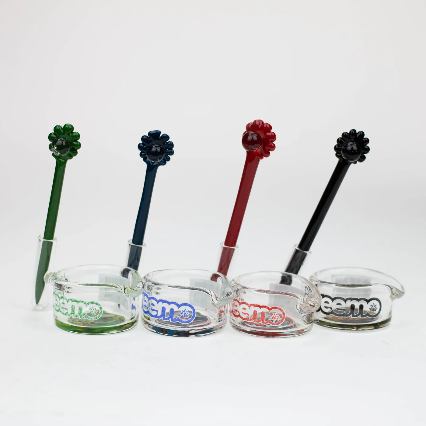 Glass Dabber Dish Set Asst.