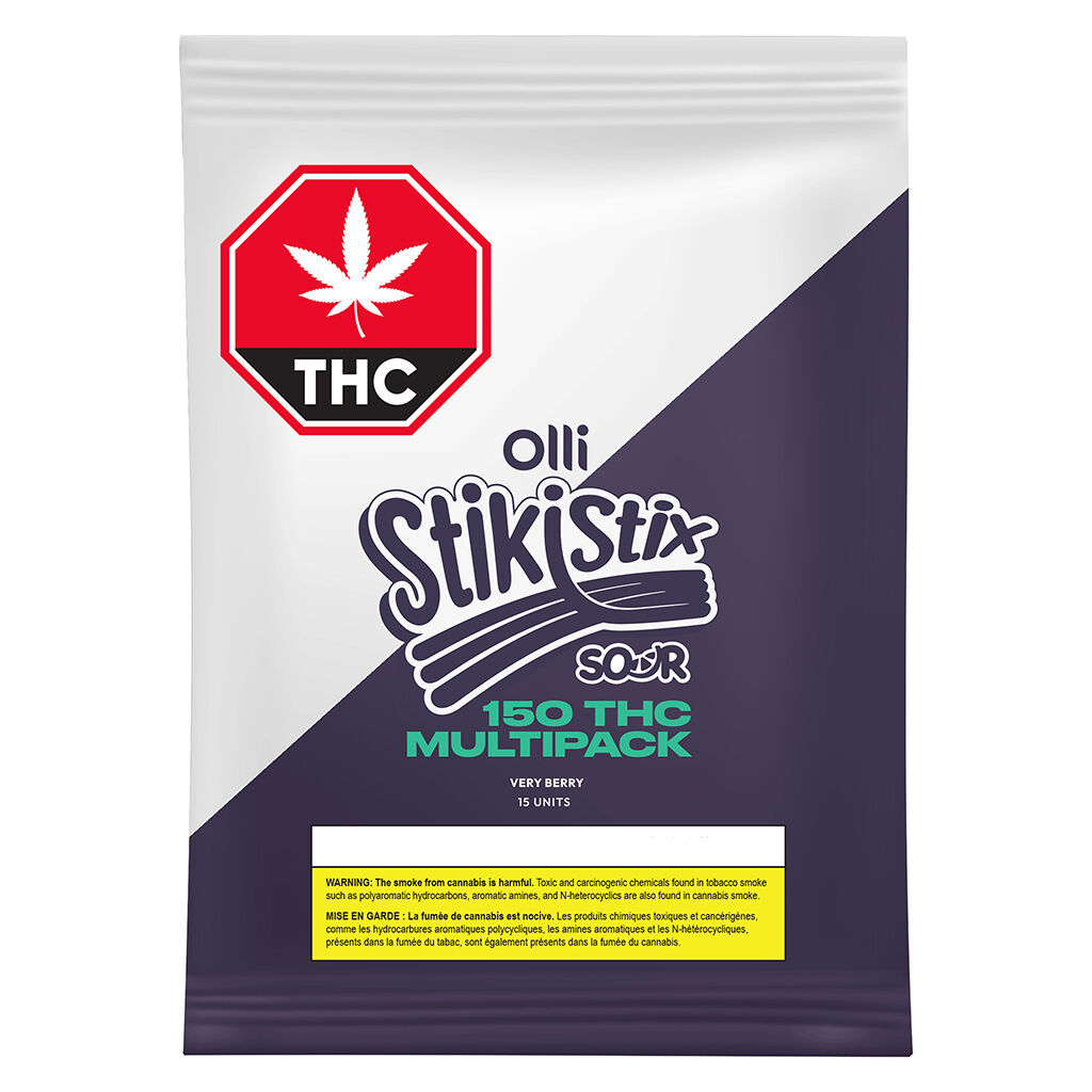 150 THC Multipack Very Berry Gummies - 15x1 Pack