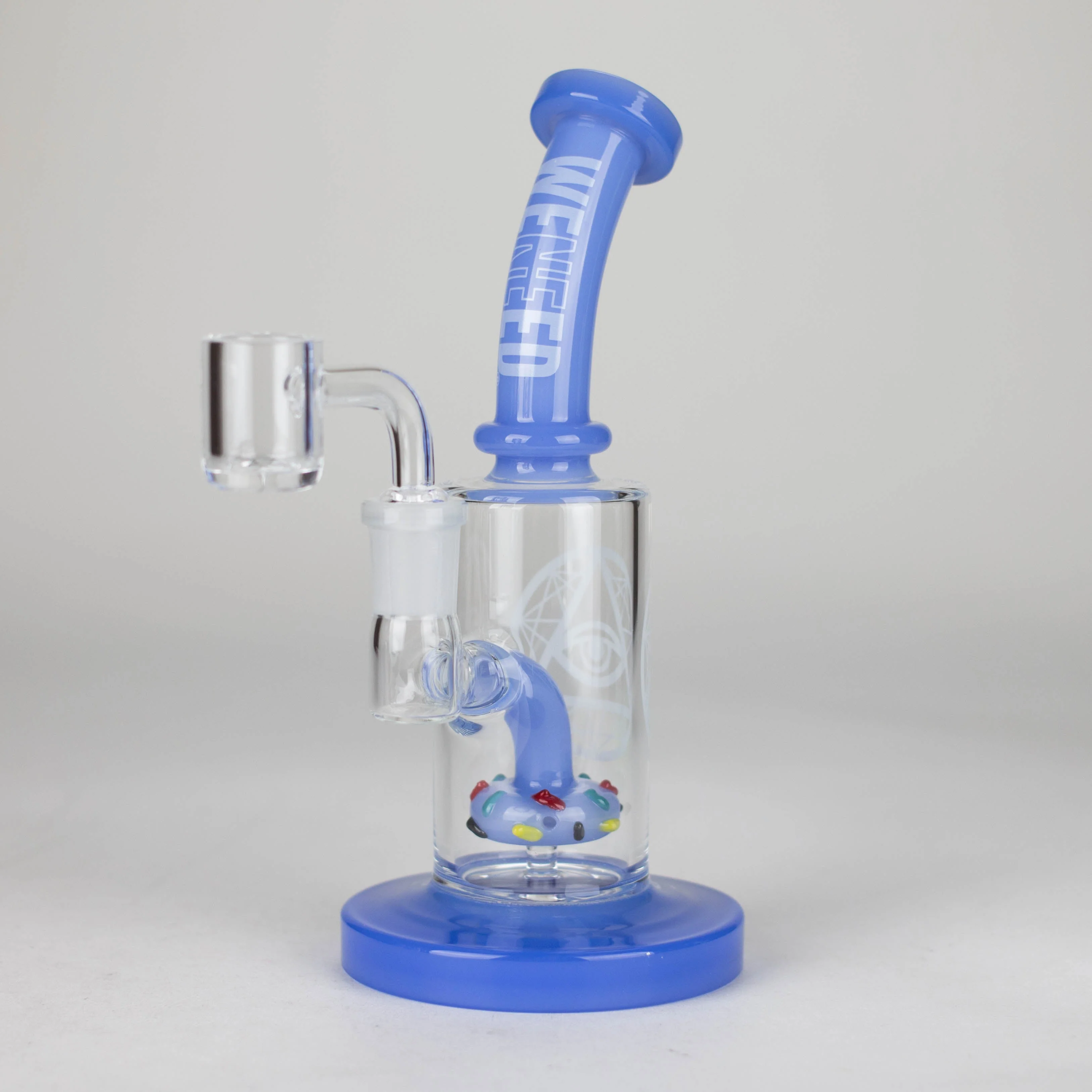 #52 Basic Flow Bong Blue